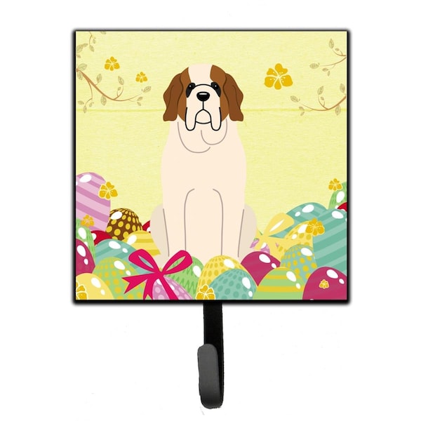 Carolines Treasures Easter Eggs Saint Bernard Leash or Key Holder BB6035SH4 - main